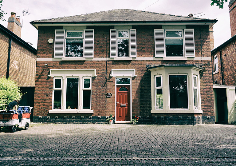 The Oak House Nursery building on Station Road, Mickleover